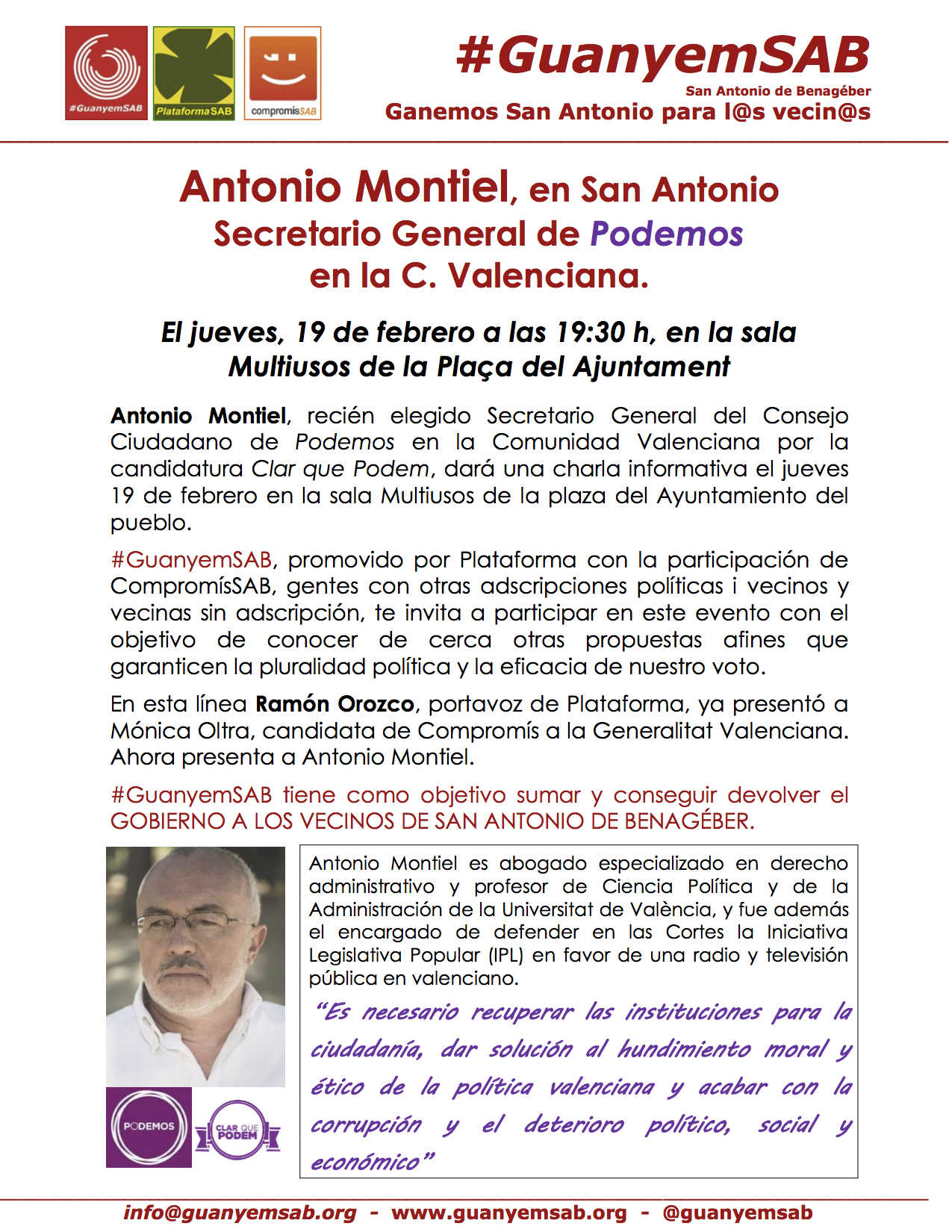 Acto de Antonio Montiel 19 febrero 2015  CASTELLANO V3 COLOR